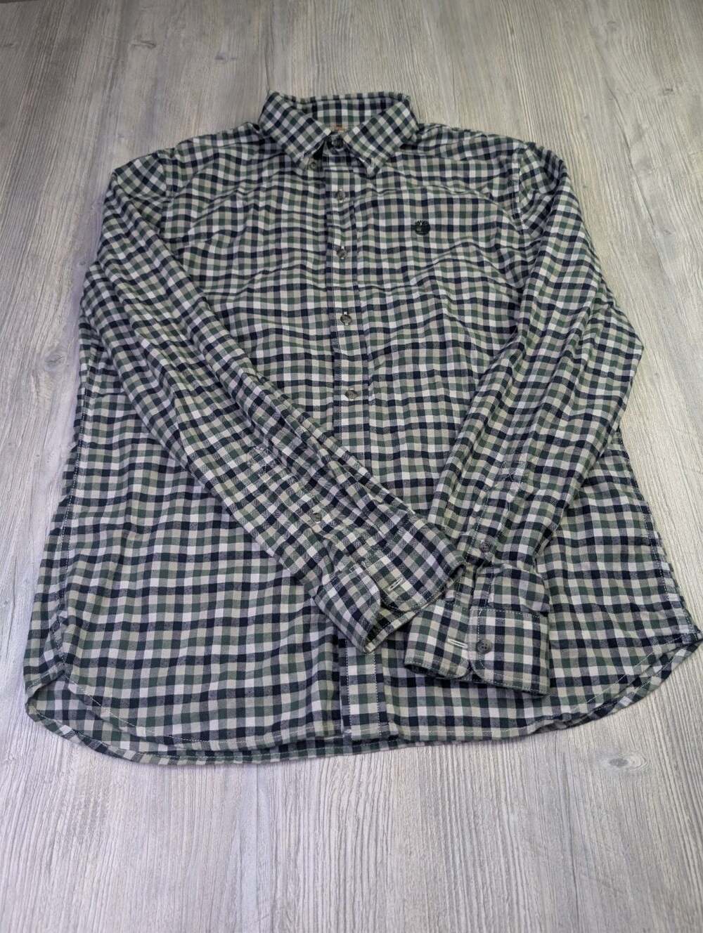 Timberland Long‎ Sleeve Slim Fit Gingham Check Button-Down Shirt